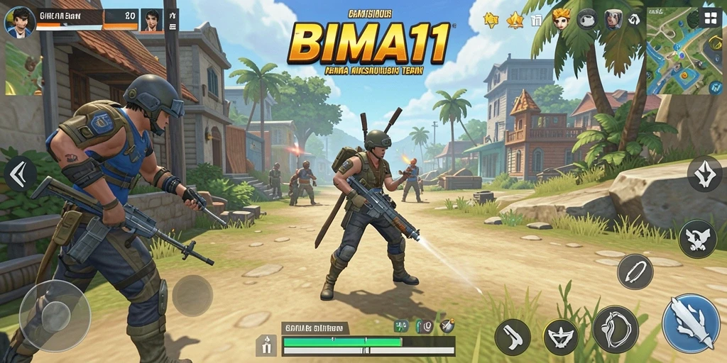 Tampilan gameplay BIMA11 yang menggugah semangat simulasi.
