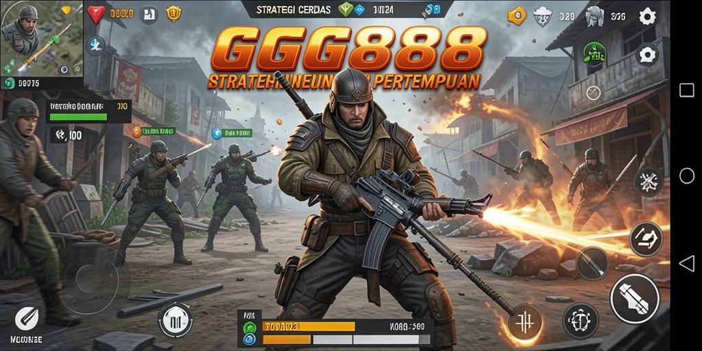 Tampilan gameplay GGG888 dengan strategi mendebarkan.