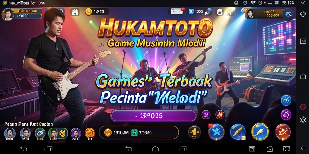 Tampilan gameplay <strong>HUKUMTOTO</strong> yang menarik dengan berbagai genre musik.