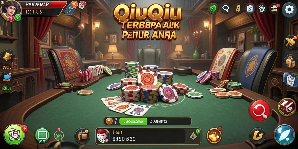 Screenshot gamplay menarik PAKARJP yang menyajikan aksi QiuQiu.