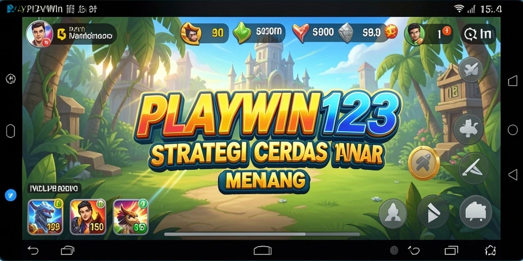 Tangkapan layar utama PLAYWIN123 menampilkan aksi strategi yang intens.