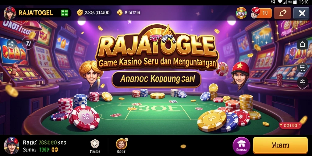 Tangkapan layar gameplay <strong>RAJATOGEL</strong> menampilkan keseruan bermain kasino.