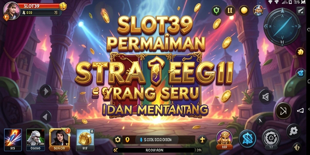 Tampilan seru gameplay strategi di SLOT39 yang menggugah semangat berlaga.