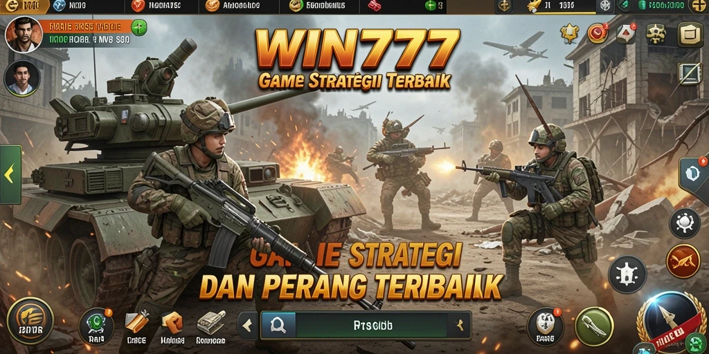 Gameplay <strong>WIN777</strong> memperlihatkan pertempuran strategis yang seru.