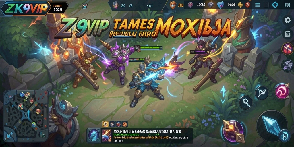 Gameplay seru dengan pertarungan strategis di ZK9VIP.